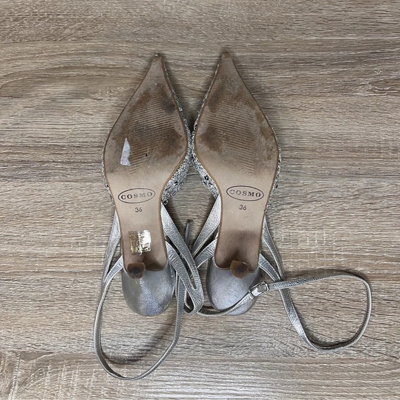 Chic Silver Women's Heels - Picture 7 of 7